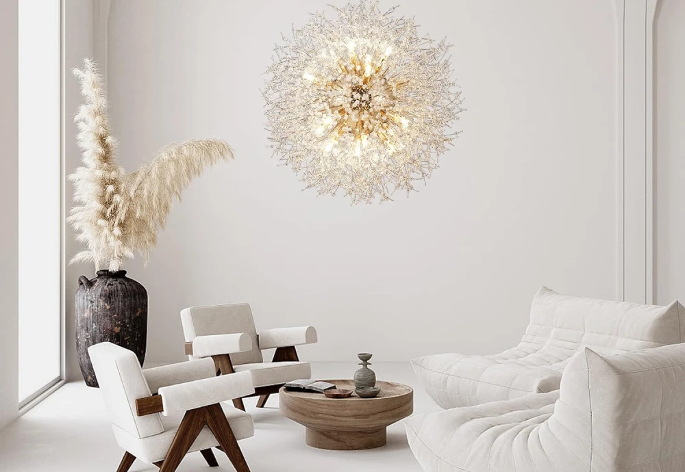 ceiling flush mount crystal chandelier